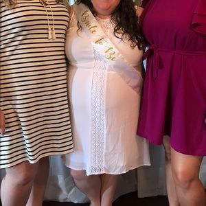 White Lane Bryant sleeveless dress